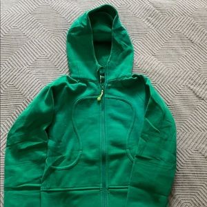 Lululemon Green Zip-Up Hoodie